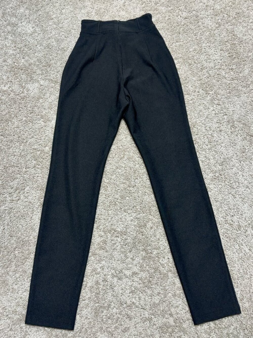JLUXLABEL Black High Waist Bandage Pants